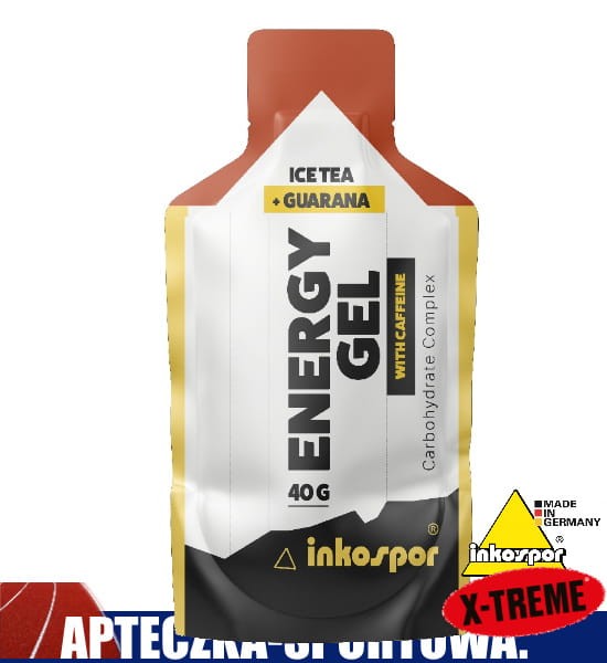żel energetyczny dla sportowców w saszetce 40 g ICE TEA z GUARANĄ