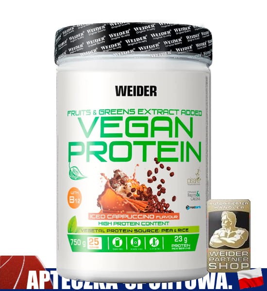 Wegańskie białko Weider Vegan Protein – odżywka roślinna