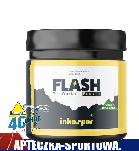 Inkospor Flash Pump Booster opakowanie suplementu przedtreningowego