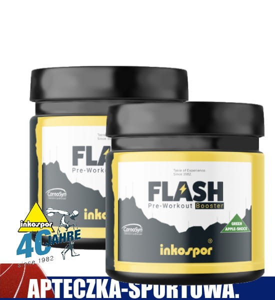 Inkospor Flash Pump Booster dwa opakowania suplementu przedtreningowego