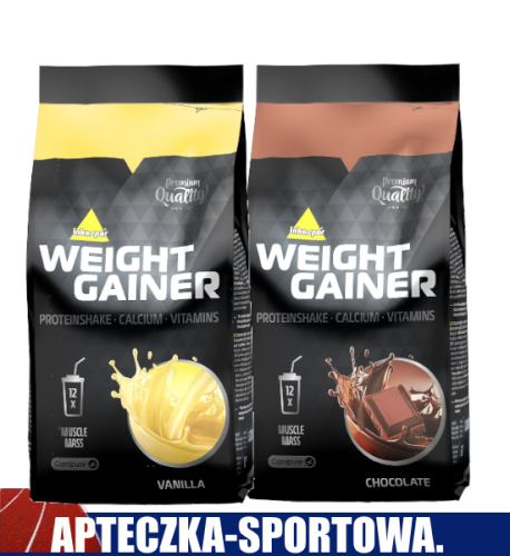 weight gainer 2400 g w dwóch smakach wanilia i czekolada