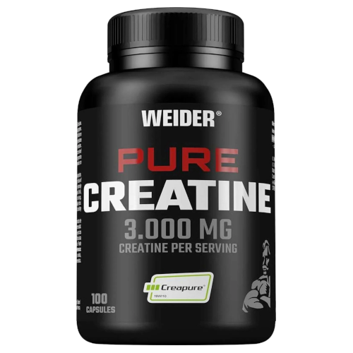 „Weider Pure Creatine 3000 mg – czysta kreatyna Creapure® dla maksymalnej siły i wydolności.”