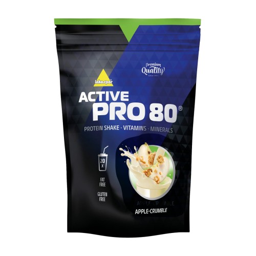 Białko klasy premium Active Pro 80 w smaku jabłkowym. 500 gram.