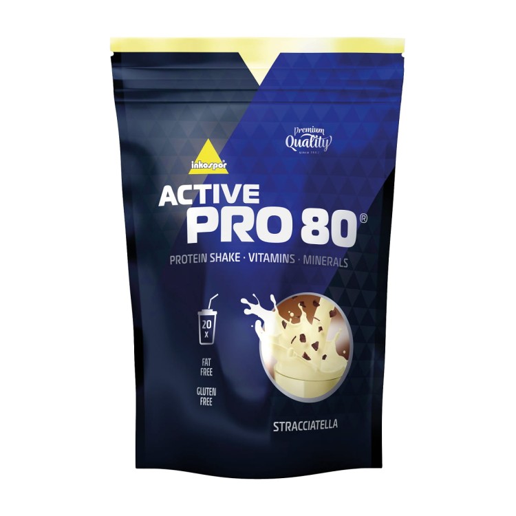 Białko klasy premium Active Pro 80 w smaku straciatella. 500 gram.