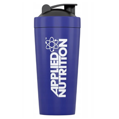 metalowy shaker firmy apilled nutrition o pojemności 750 mili litrów. Niezniszczalny, szczelny, wytrzymały - świetny do treningu w trudnych warunkach.