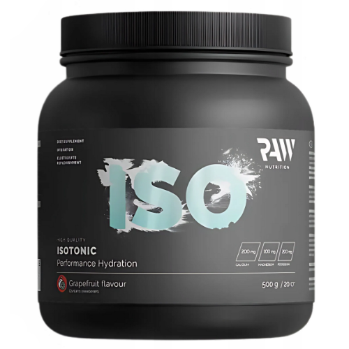 Izotonik jabłkowy RAW Nutrition – szybkie nawodnienie i regeneracja. Smak grapefruit.