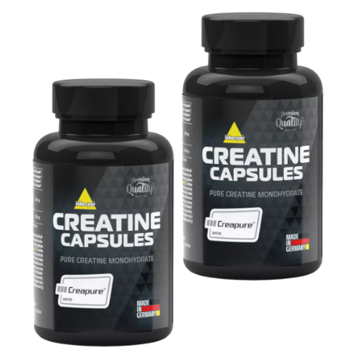 Inkospor Creatine Capsules – kreatyna w kapsułkach 240 sztuk, suplement na siłę i masę mięśniową