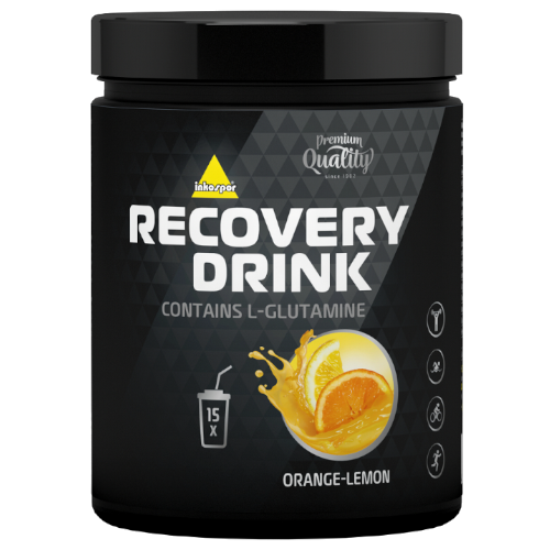 Inkospor Recovery Drink – napój regeneracyjny po treningu, węglowodany i witaminy, pomarańcza‑cytryna, opakowanie 525g