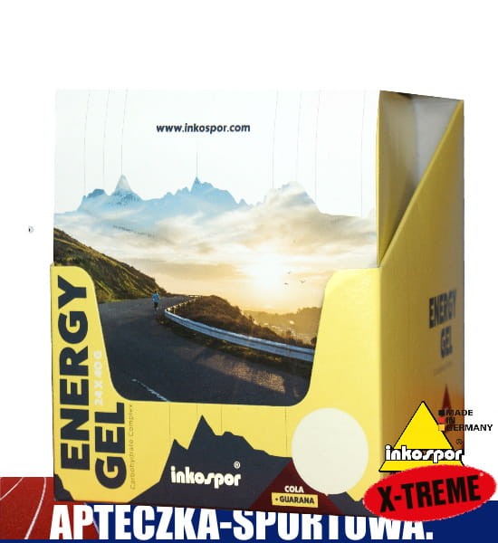 energy gel grapefruit box.jpgżel energetyczny dla sportowców w saszetkach 24 szt, smak cola z guaraną