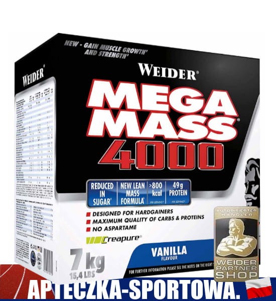 Mega Mass 4000 – idealny gainer dla osób z trudnościami w przyroście masy