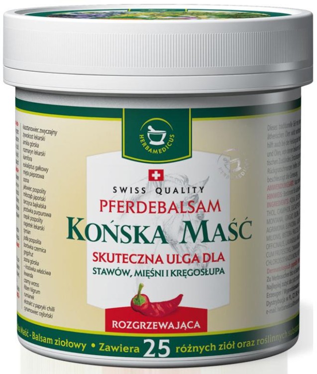 herbamedicus Końska maść rozgrzewająca - 250 ml