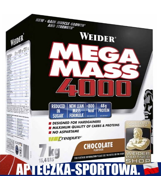 Mega Mass 4000 – odżywka białkowo-węglowodanowa dla sportowców